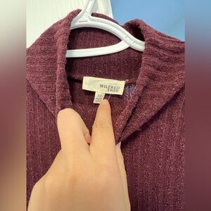 Mock neck sweater dress (very stretchy can be used as maternity dress)